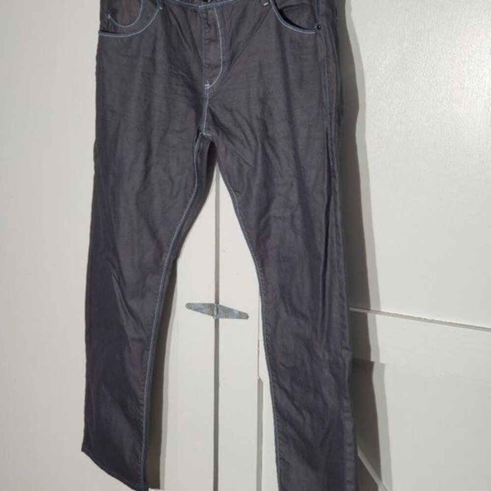 LAMASINI JEANS CLOR BLUE COTTON SIZE 40X32